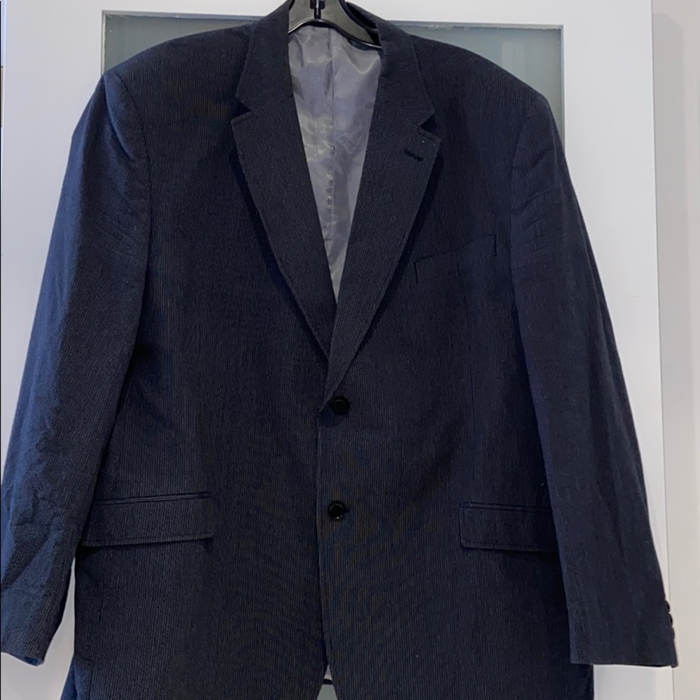 Men’s charcoal ribbed sports jacket